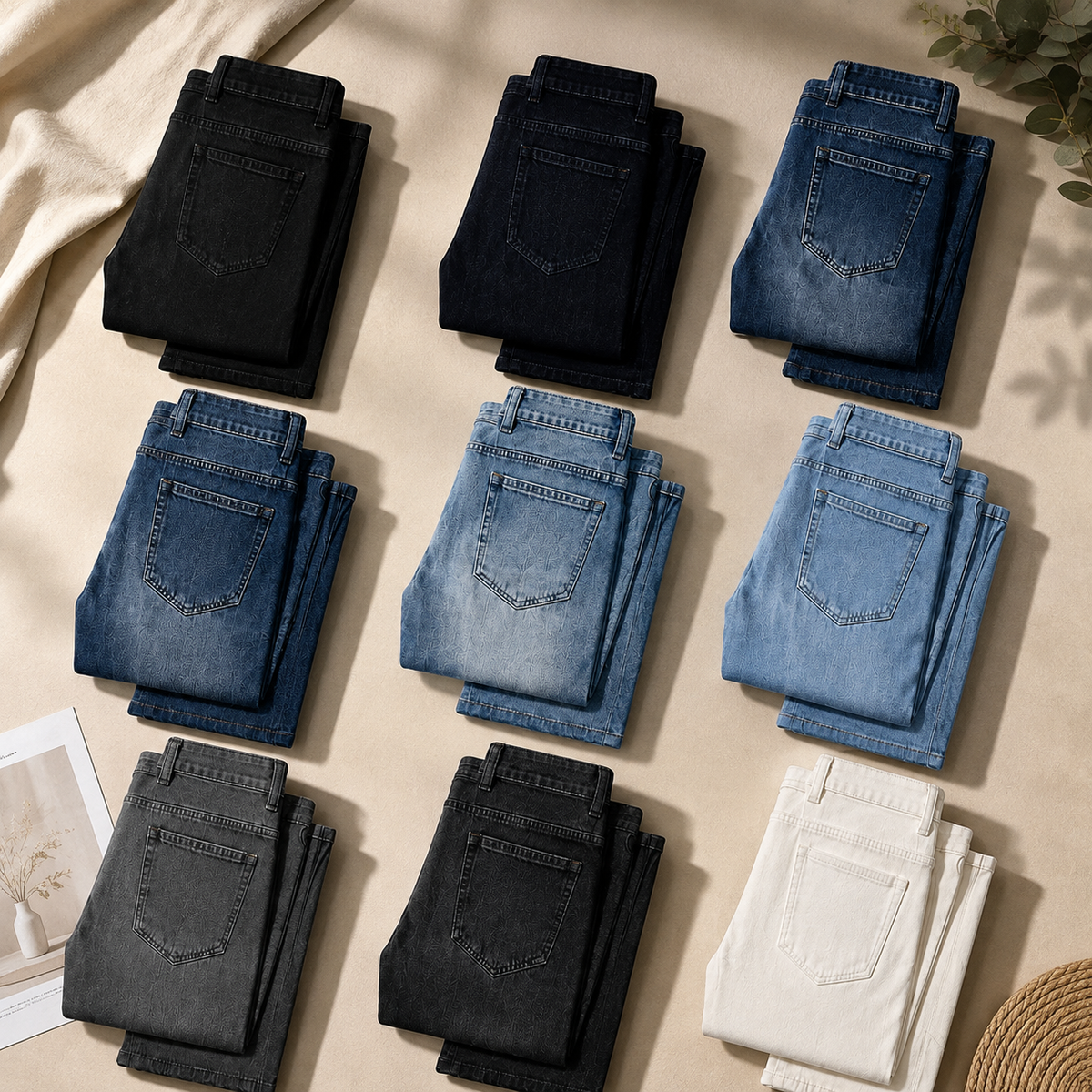 Flex Stretch Slim Straight Jeans