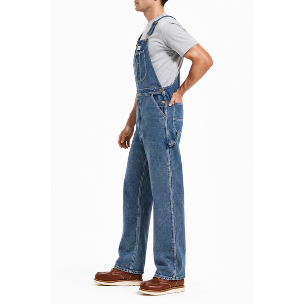💝💝Last Day Promotion🔥Men's Denim Bib Overalls,  Workwear with Adjustable Straps and Convenient Tool Pockets
