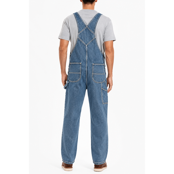 💝💝Last Day Promotion🔥Men's Denim Bib Overalls,  Workwear with Adjustable Straps and Convenient Tool Pockets