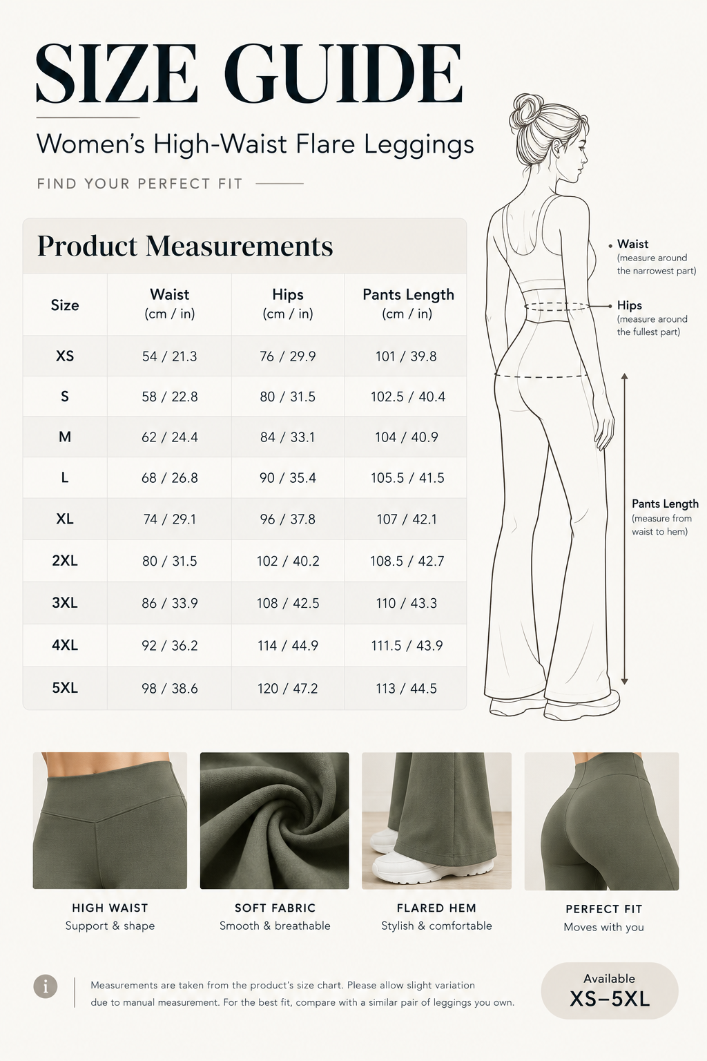 Women's Solid High Waist Flare Leg Sports Leggings